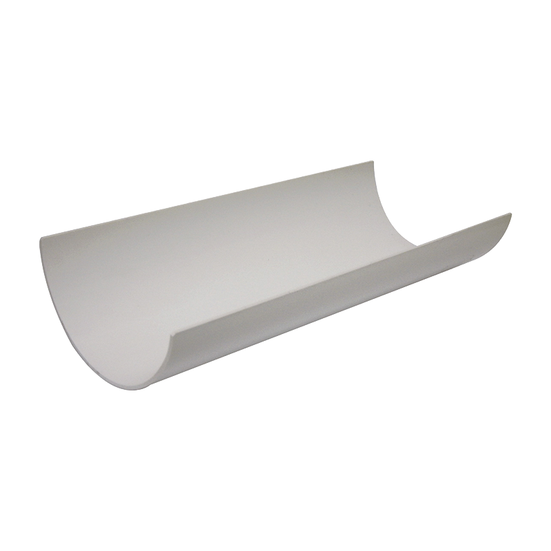 112mm Half Round White Gutter 4m image