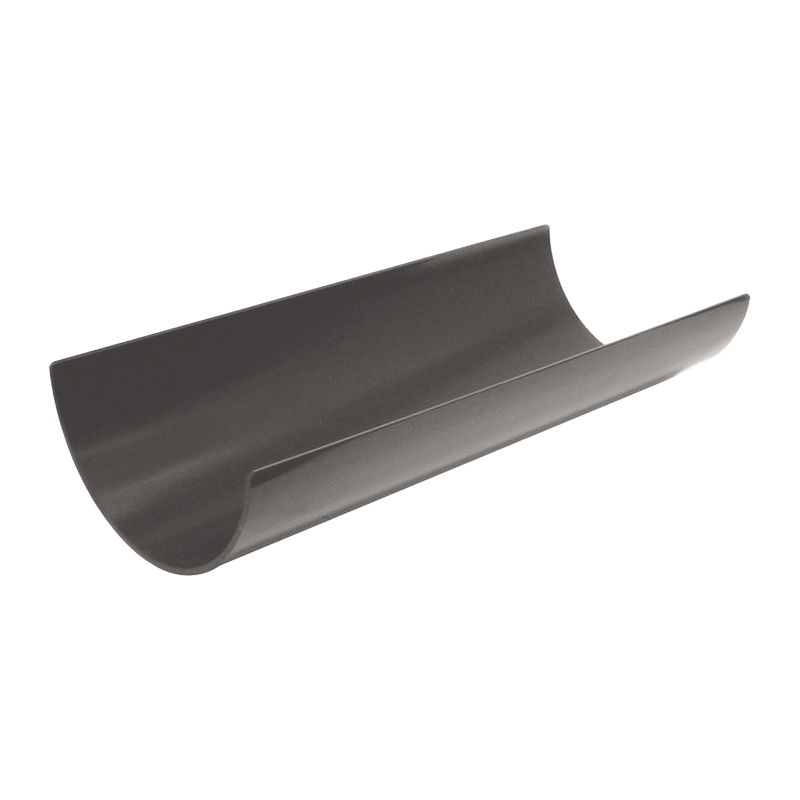 112mm Half Round Anthracite Grey Gutter 4m image