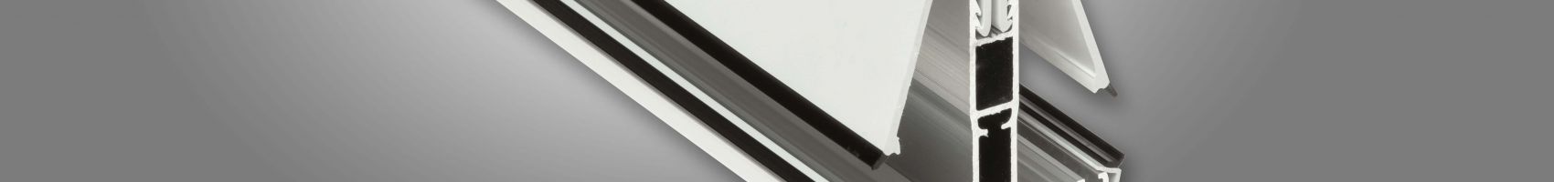 3.5m White Self Support Edge Glazing Bars 