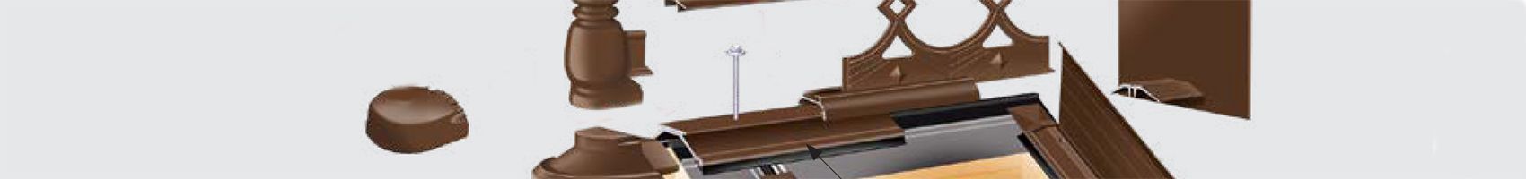 Cresfinex MK2 Gable Endcap Aluminium Brown