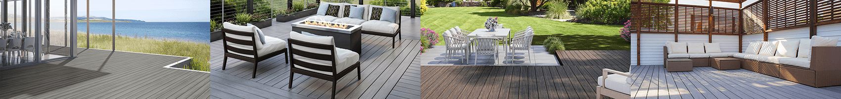 140mm Dex Grey Grooved Edge Decking Board 3660mm