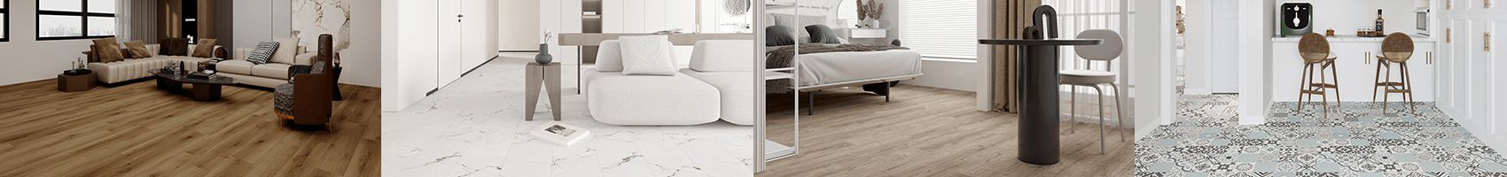 Clever Click Montpellier Tile Flooring 1.49m² - 305mm x 610mm Pk8