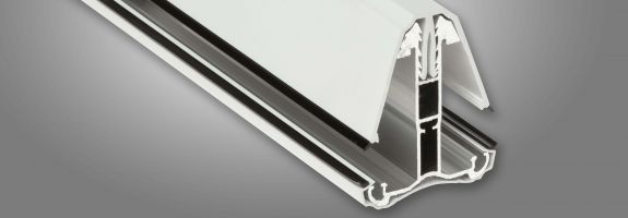 3.5m White Self Support Edge Glazing Bars 