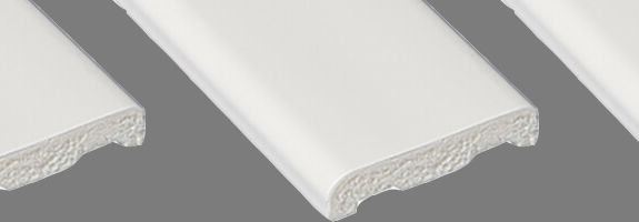 125mm Decorative Skirting Profile White 5m - C731W       