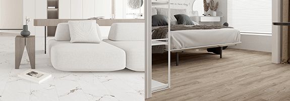 Clever Click Cannes Tile Flooring 1.49m² - 305mm x 610mm Pk8