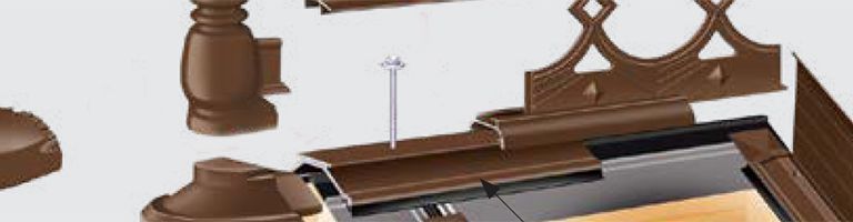 Cresfinex MK2 Gable Endcap Aluminium Brown