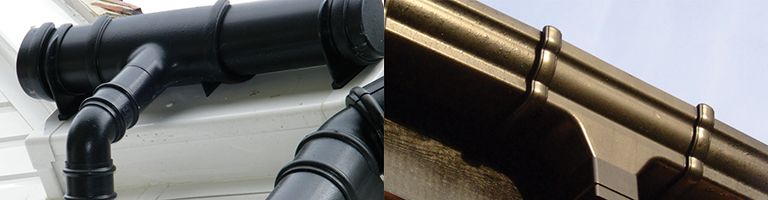 112mm Half Round Black 90° Gutter Angle 