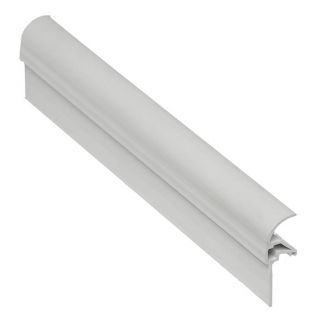 Snapdown Gable End Finishing Profile 10mm-25mm White 5m