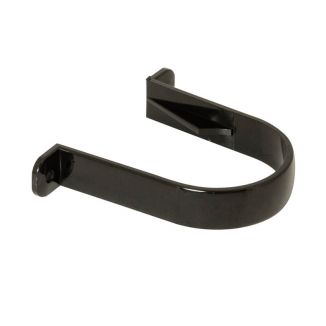 Round Black Pipe Clip | Brissco | Floplast Guttering Range