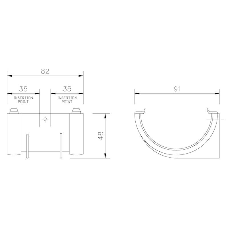 Union Bracket Black Miniflo