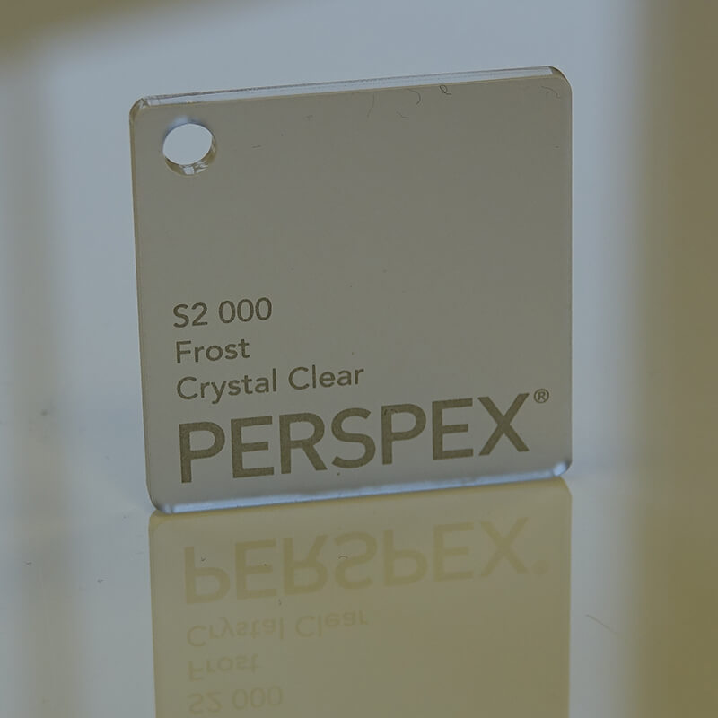 Perspex® Frost 3mm Crystal Clear S2 000 3050mm x 2030mm