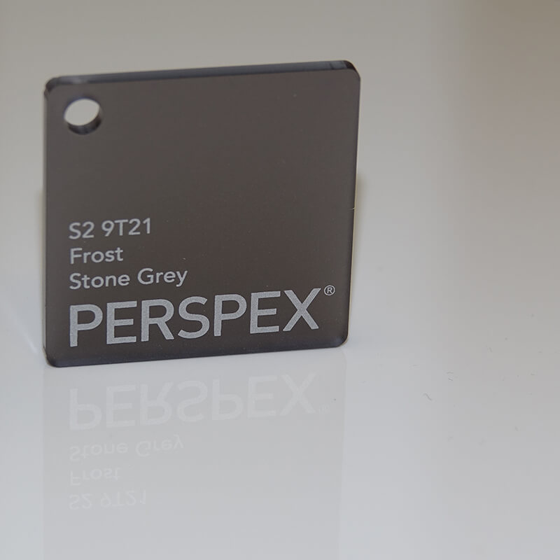 Perspex® Frost 3mm Stone Grey S2 9T21 2030mm x 1520mm