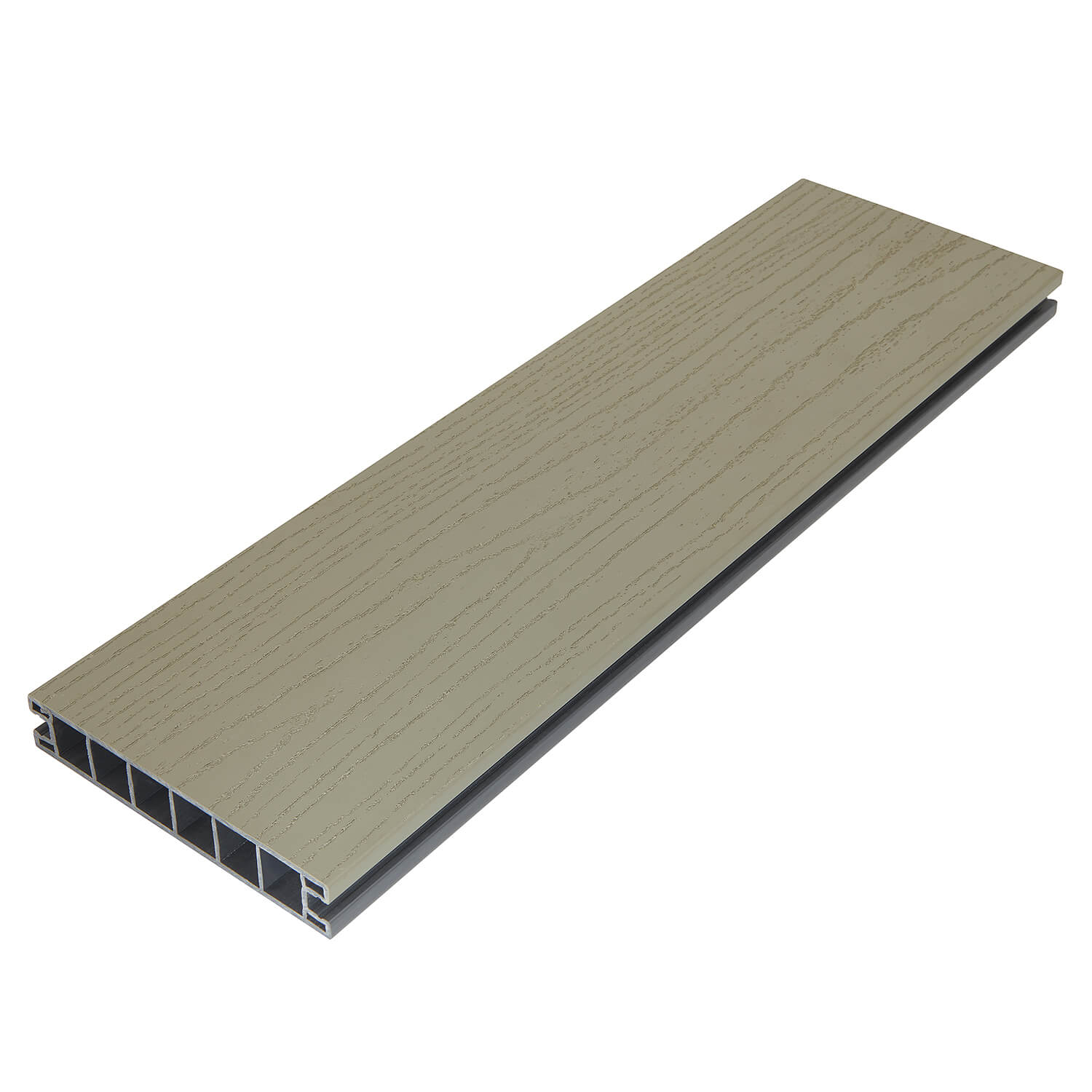 145mm Moss Grey PVC Decking 4.9m image