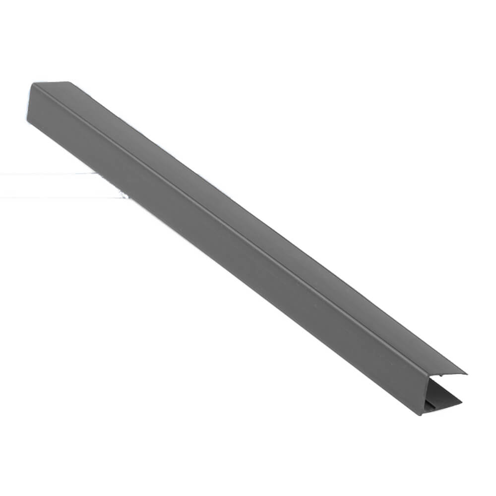 16mm PVC End Closure Anthracitre Grey 2.1m (RAL7016)