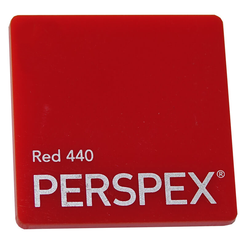 Perspex® Acrylic 3mm Red 440 3050mm x 2030mm