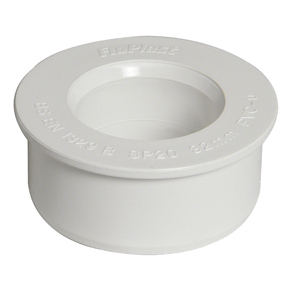 FloPlast 32mm White Solvent Weld Soil Boss Adaptor - SP20 image