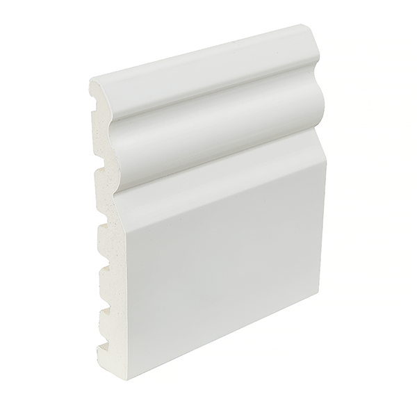 125mm Decorative Skirting Profile White 5m - C731W        image