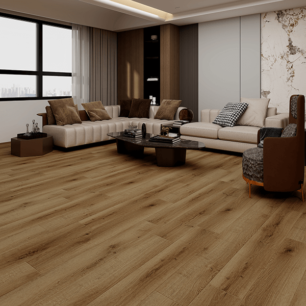 Clever Click Akron Teak Plank Flooring 1.76m² - 180mm x 1220mm Pk8 image