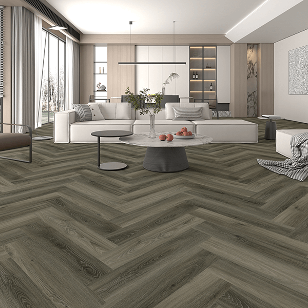 Clever Click Lexington Oak Herringbone Flooring 1.56m² - 125mm x 625mm Pk20 image